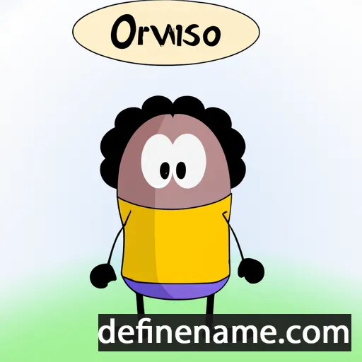 cartoon of the name Oroveso