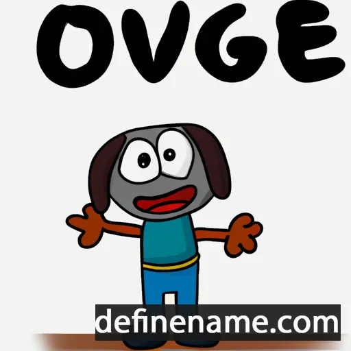 cartoon of the name Övgü