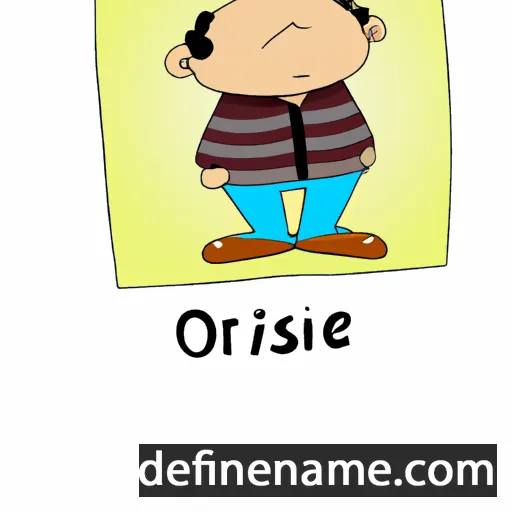 cartoon of the name Orsine