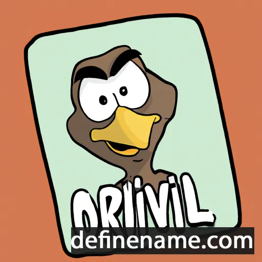 cartoon of the name Orvil