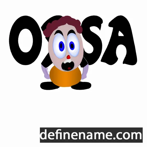 cartoon of the name Osa