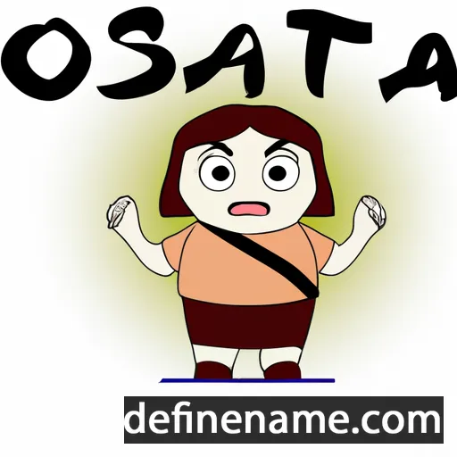 cartoon of the name Osata