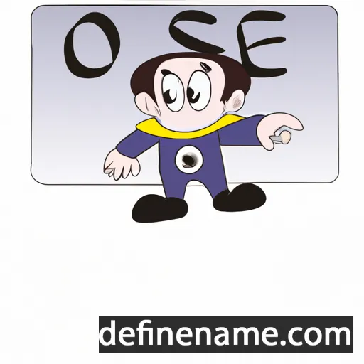 cartoon of the name Osée