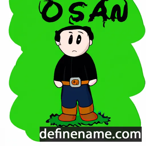 cartoon of the name Osián