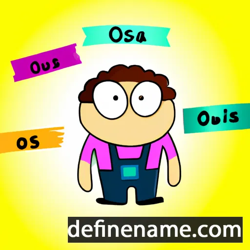 cartoon of the name Osias