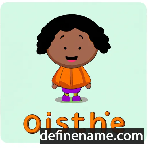 cartoon of the name Osithe