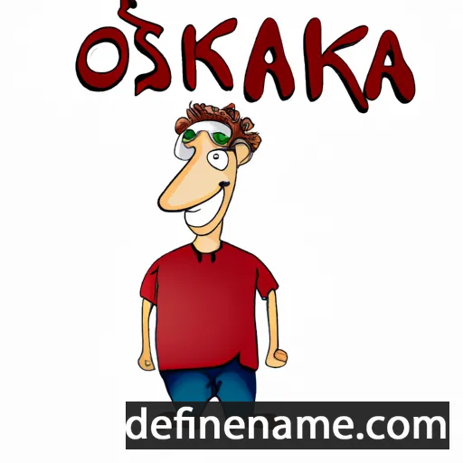 cartoon of the name Oskara