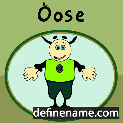 cartoon of the name Osroe