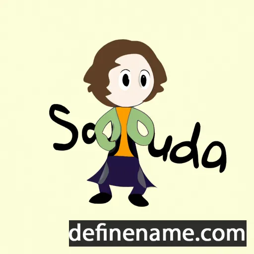 cartoon of the name Osuda