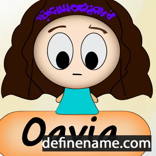 cartoon of the name Otavia