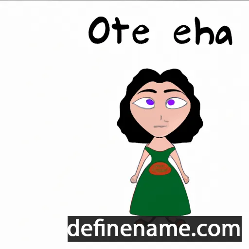 cartoon of the name Othea