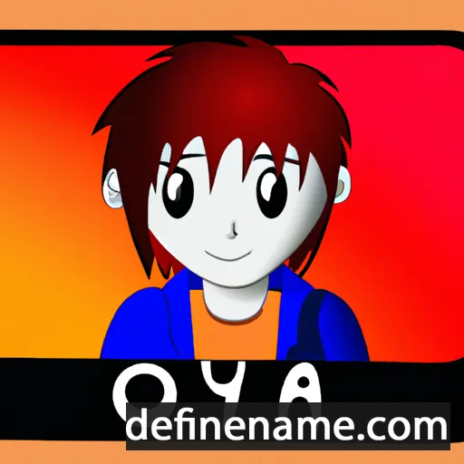 cartoon of the name Otoya