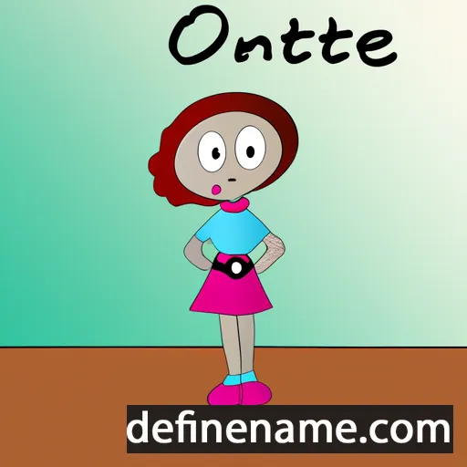 cartoon of the name Ottine