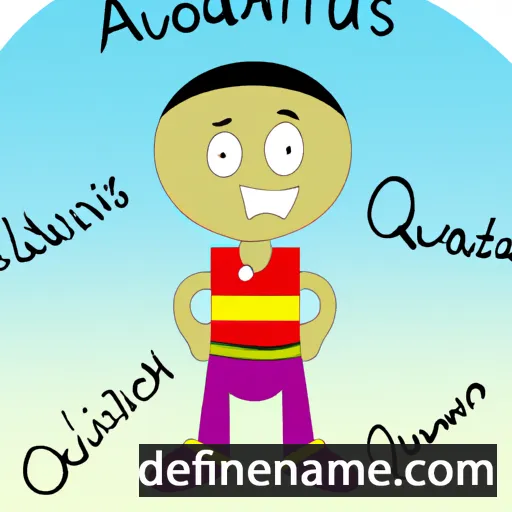 cartoon of the name Oualentinianos