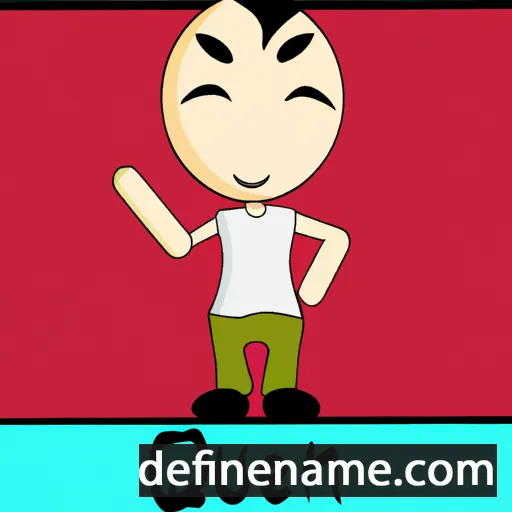 cartoon of the name Ouen