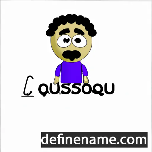 cartoon of the name Ousseynou