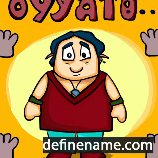 cartoon of the name Ovtay