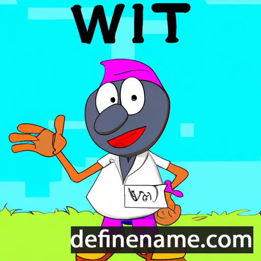 cartoon of the name Owiti