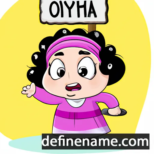 cartoon of the name Oyhalima