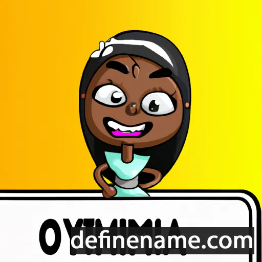 cartoon of the name Oyimtilla