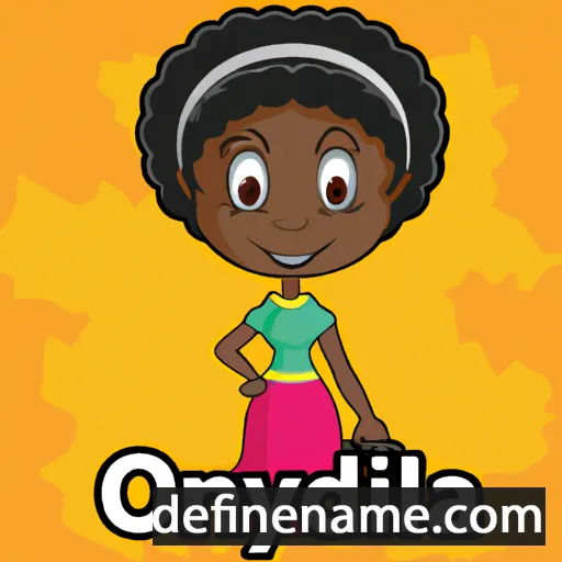 cartoon of the name Oyindamola