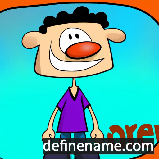 cartoon of the name Ozer