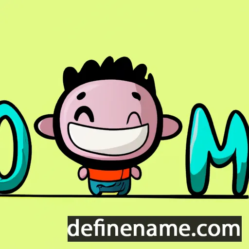 cartoon of the name Ozmin