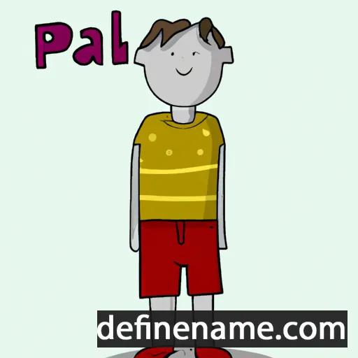 cartoon of the name Pálín