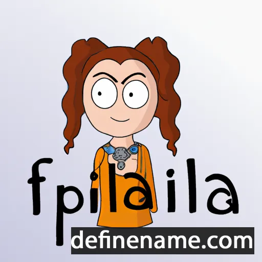 cartoon of the name Pállfríða