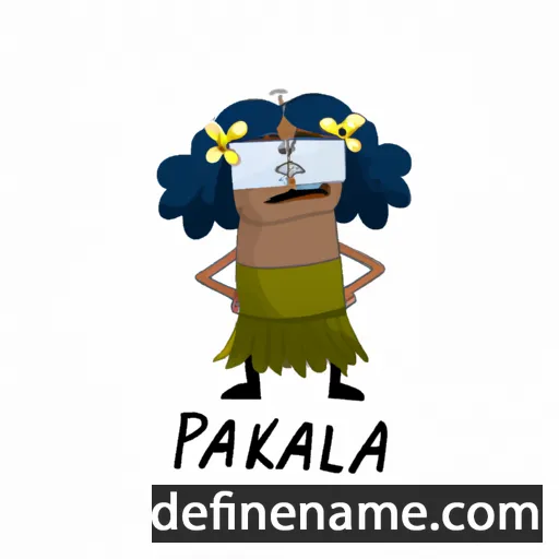 cartoon of the name Palakalei