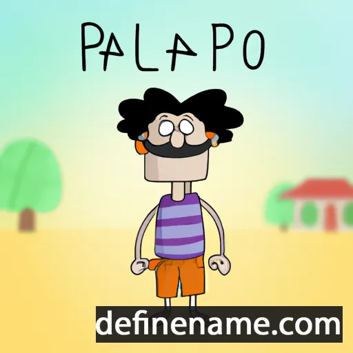 cartoon of the name Palapi