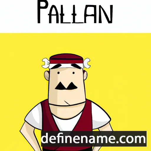 cartoon of the name Palatin