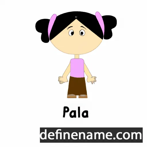 cartoon of the name Palia