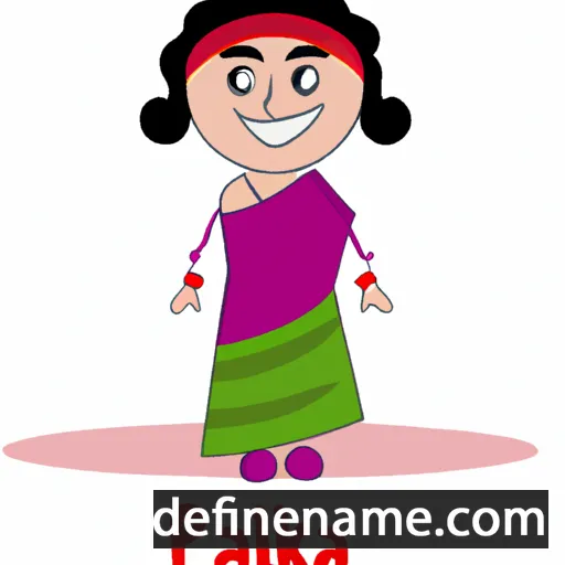 cartoon of the name Palika