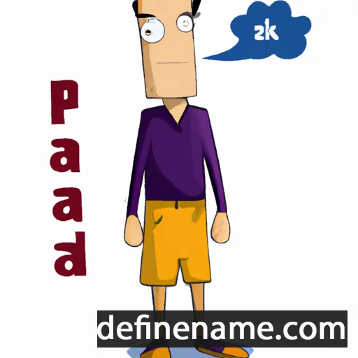 cartoon of the name Palk