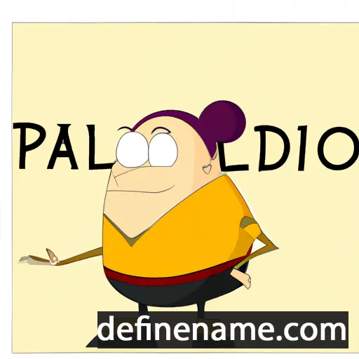 cartoon of the name Palladio