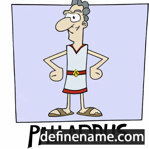 cartoon of the name Palladius