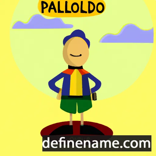 cartoon of the name Pallando