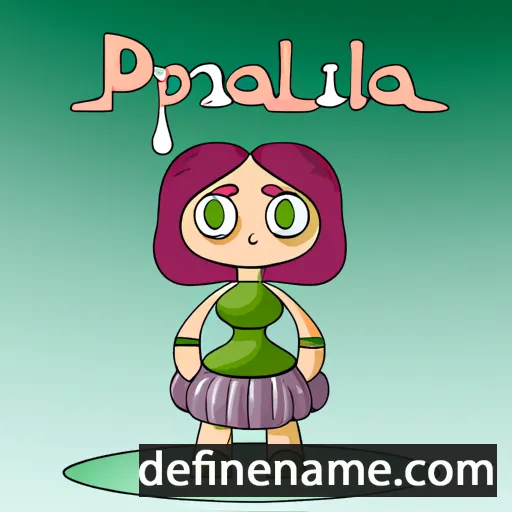 cartoon of the name Pallina