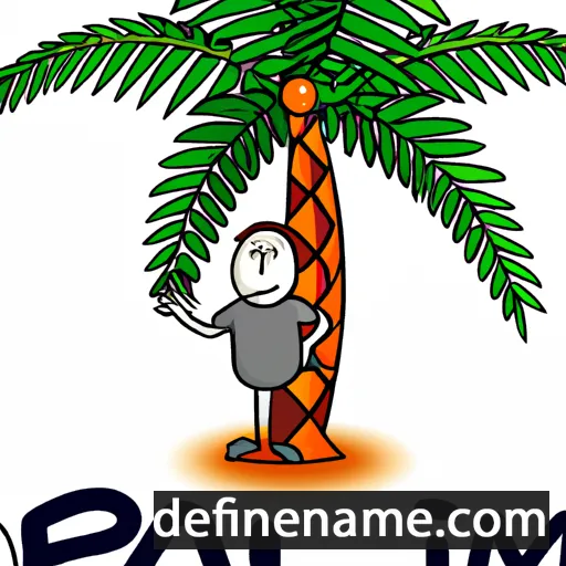 Palm cartoon