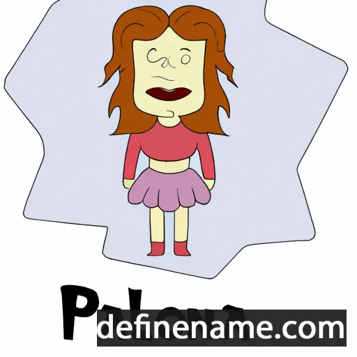 cartoon of the name Palona