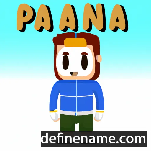 cartoon of the name Pana