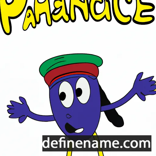 cartoon of the name Panagachie