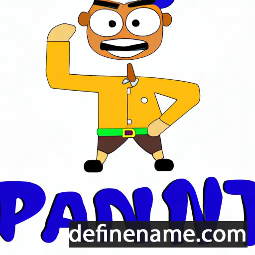 cartoon of the name Panait