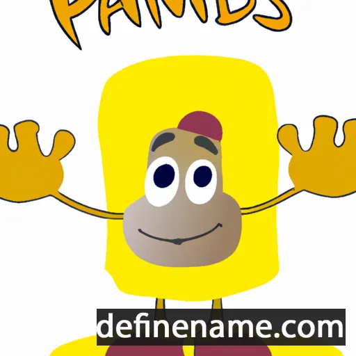 cartoon of the name Panas