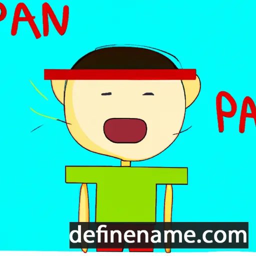 cartoon of the name Pani