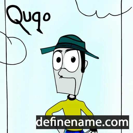 cartoon of the name Quajo