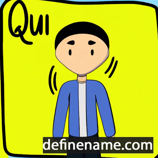 cartoon of the name Quan