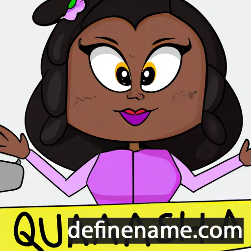 cartoon of the name Quashonda