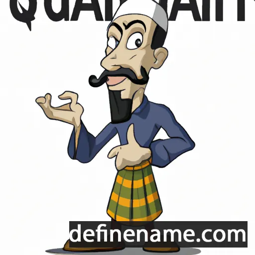 cartoon of the name Qudrat